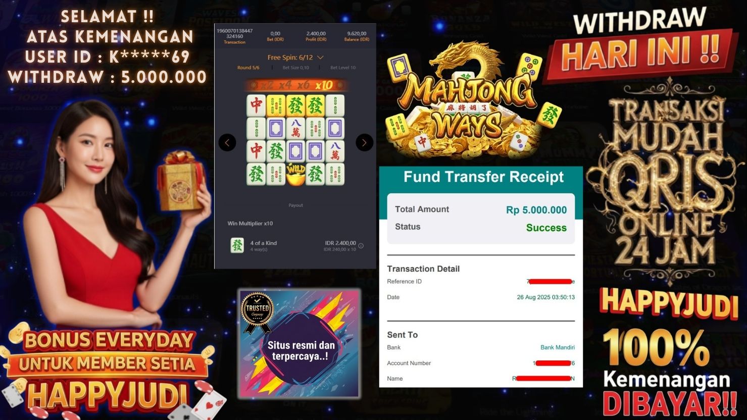 HAPPYJUDI JACKPOT SLOT MAHJONG WAYS